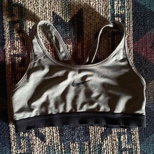 Grey Nike Sports Bra